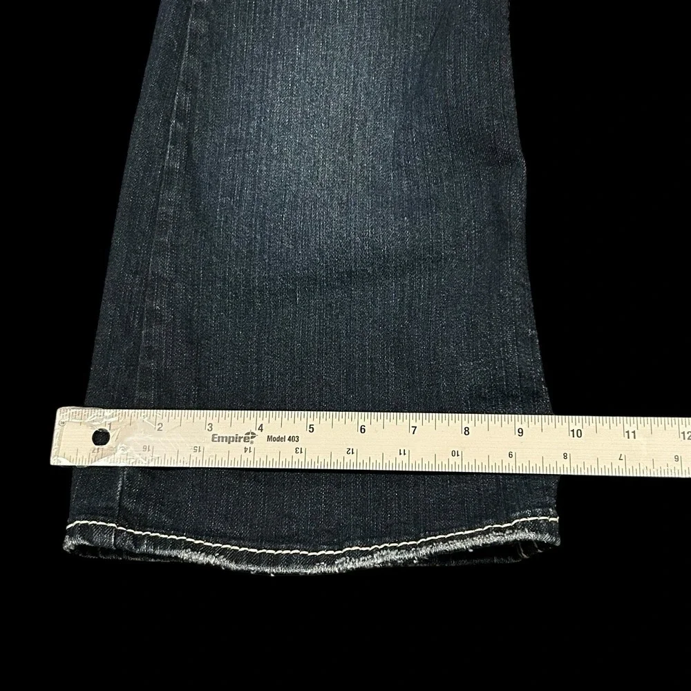 Silver Suki Bootcut Jeans Womens 30x32 Blue Stretch Dark Wash Stitched Denim - Picture 14 of 14